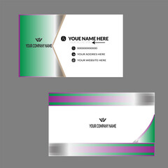 Naklejka premium Creative Initial letter business card logo design with modern business vector template. Creative isolated business card monogram logo design