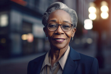 Fototapeta premium Portrait of a senior woman