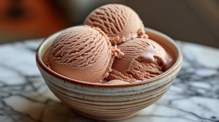 ice cream in large loads. coffee cream and chocolate perfect for a family that eats ice cream. created by  created by ai