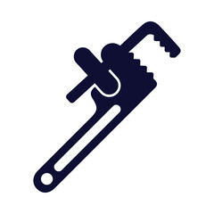 wrench, tools, adjustable wrench icon