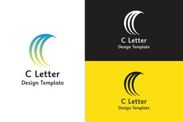 C Logo Template Logo C