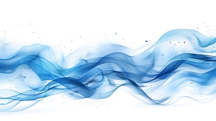 Fototapeta premium blue wave background