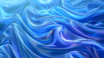 Obraz premium blue wave background