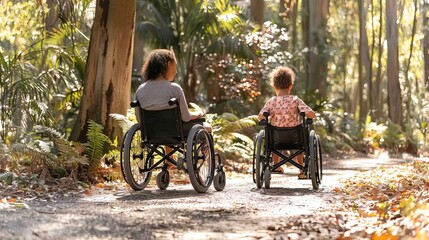 Inclusive Family Outdoor Adventure with Mixed Abilities