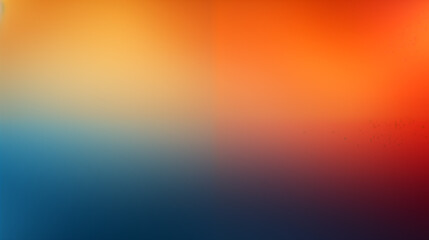 Obraz premium Bright Blue and Orange Gradient with Dust Particles
