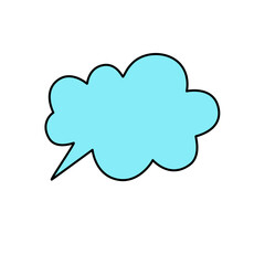 Speech Bubble Clouds