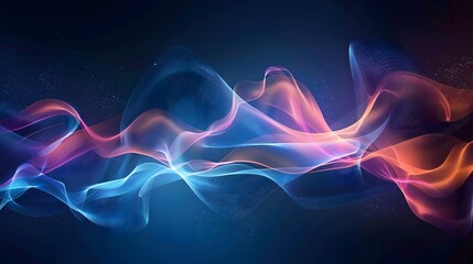 Obraz premium colorful wave background