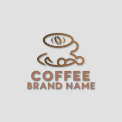 Coffee, coffee shop logo template design