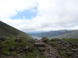 Scaffell pike in the lake distrcit