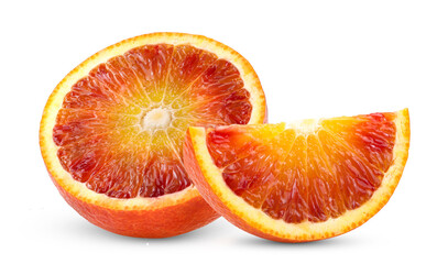 blood orange on white background - 772380227