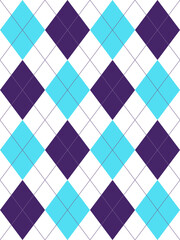 Argyle design in blue  repeats seamlessly