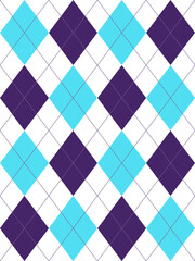 Argyle design in blue  repeats seamlessly