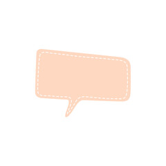 Cute Text Bubble Element 