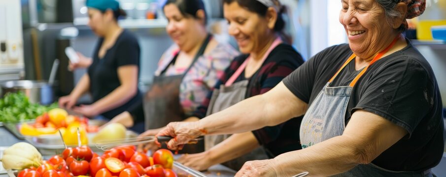 Cooking class for low-income families, skills for sustenance