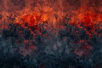 Fire embers texture, glowing reds and oranges, fading to smoky greys - obrazy, fototapety, plakaty