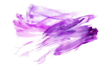 Lavender and lilac watercolor wash on transparent background.