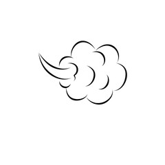 Air Puff Vektor Signs