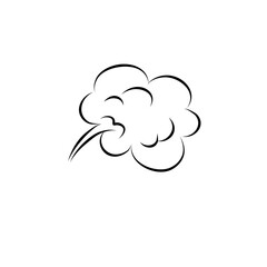 Air Puff Vektor Signs