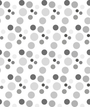 Geometric abstract monochrome pattern in gray color on white background