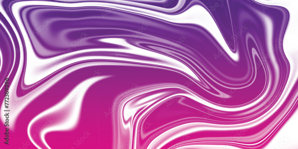 Wall mural colorful flowing wave liquid background. modern wave fluid background. pink purple liquify backgroun