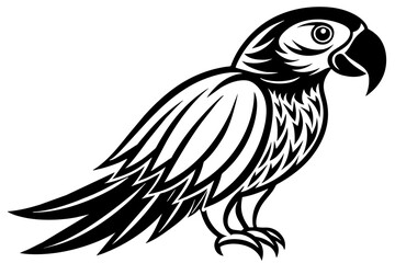 eagle cartoon isolated on white