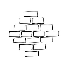 Line Brick Wall