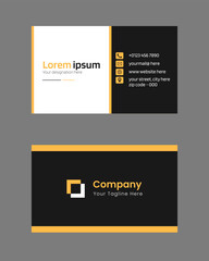 minimalist modern corporate visiting card design