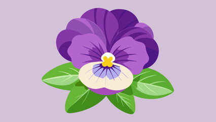 Vibrant Pansy Vector Art Blooming Beauty for Your Designs