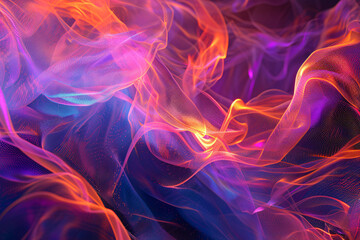 Fototapeta premium Ethereal Smoke: Vibrant Abstract Background