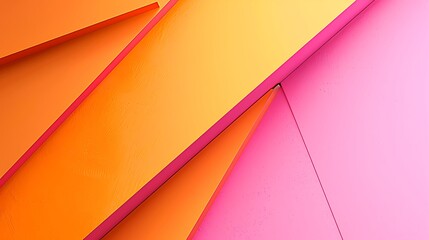Conceptual current background inclination variety orange and pink angle with bolt design - obrazy, fototapety, plakaty