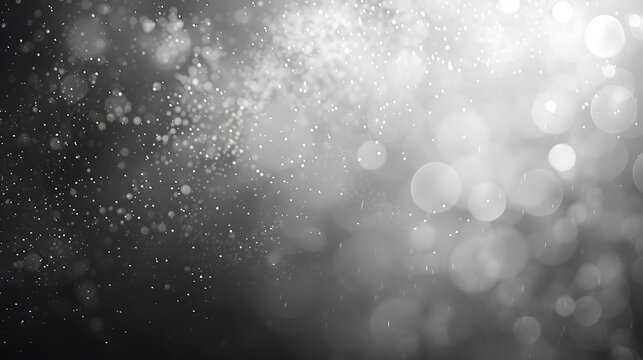 dynamic haze white and dark variety background with white bokeh lights defocused