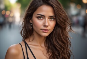 A Portrait Of Breathtakingly Gorgeous, Exotic, Beautiful Woman.
