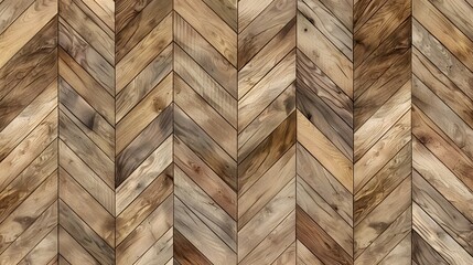 Elegant Herringbone Sand Parquet: Seamless Luxury Wood Flooring