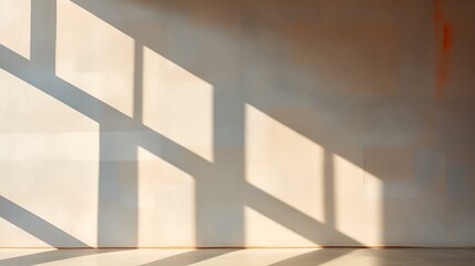 Abstract Modern Architecture with Light and Shadow
