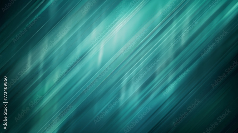Poster a blue and green background with a sharp image of the same colors in the foreground