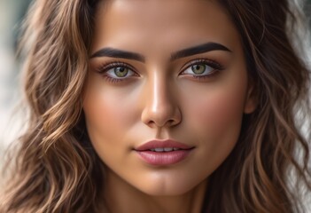A Portrait Of Breathtakingly Gorgeous, Exotic, Beautiful Woman.
