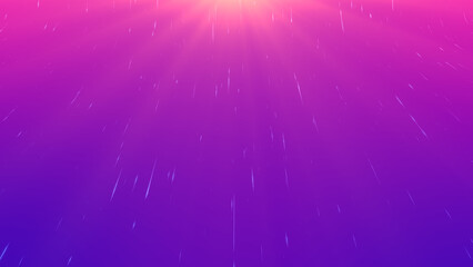 Purple sunlight background with a light shining through pattern textured star lights