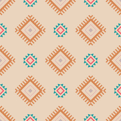 ethnic pattern design , Geometric ethnic textile
