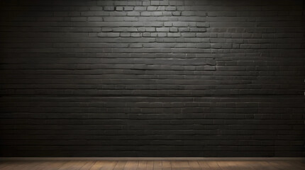 Contemporary Texture: Black Brick Wall