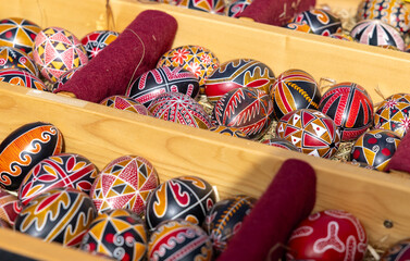 Traditional Bautzner Easter Eggs Decoration