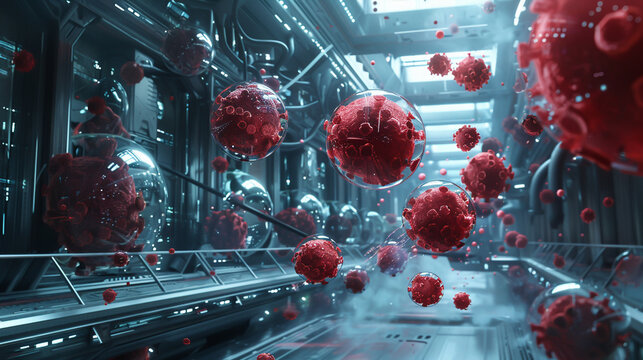 Enter a futuristic realm where target medicine battles cancer within the bloodstream reshaping the landscape of healthcare.