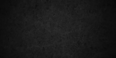 Foto op Plexiglas Dark black wall grunge stone texture background. Distressed Rough Black cracked wall slate texture wall grunge backdrop rough background. © MdLothfor