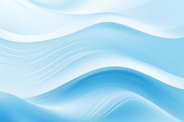 Obraz premium A blue and white wave pattern. The blue is very bright and the white is very light