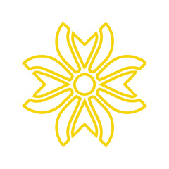  abstract islamic geometric mandala round ornament