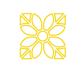  abstract islamic geometric mandala round ornament