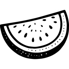 Doodle Watermelon Slice