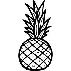Doodle Pineapple 