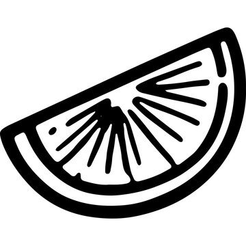recommend clip art: Doodle Lemon Or Orange Slice