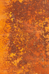 Grunge rusty background. Old metal texture. Vertical image.