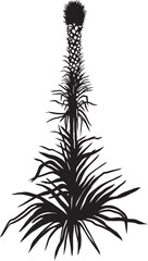Gayfeather Blazing Star. Hand drawn vector plant illustration - obrazy, fototapety, plakaty